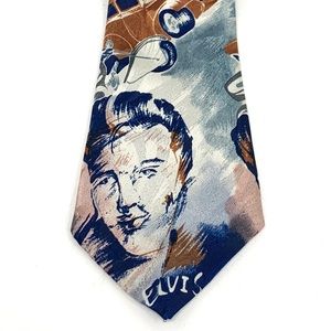 Vintage Gloria HandMade Elvis Presley Silk Necktie